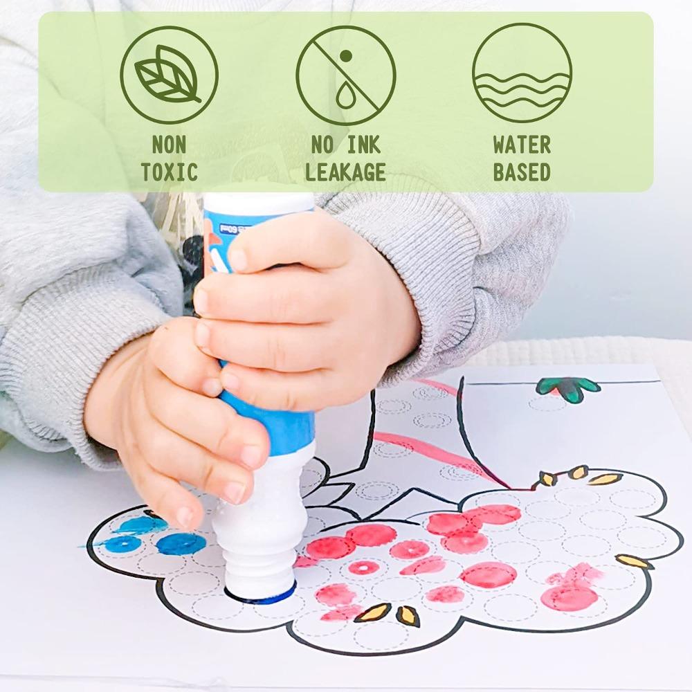 Jar Melo Dot Painting 12 Colors-Arts & Crafts-Jarmelo-Toycra