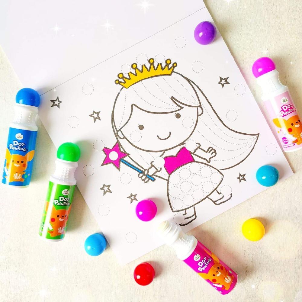 Jar Melo Dot Painting 12 Colors-Arts & Crafts-Jarmelo-Toycra