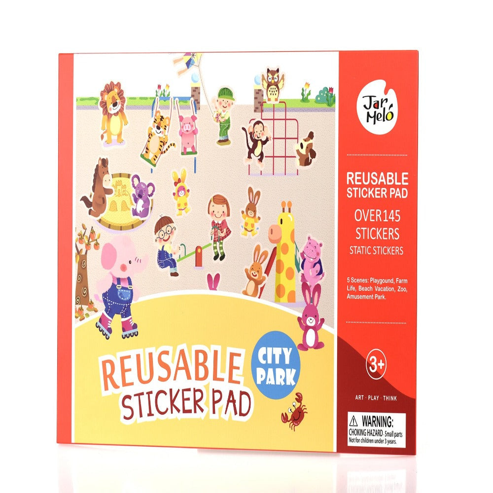 Jar Melo Reusable Sticker Pad Set-Arts & Crafts-Jarmelo-Toycra