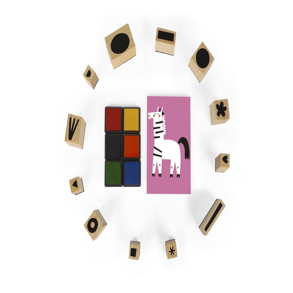 Jar Melo Stamp Paint Art Set-Arts & Crafts-Jarmelo-Toycra