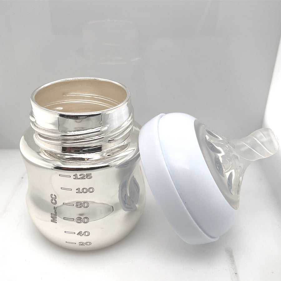 999 Pure Silver Baby Feeding Bottle