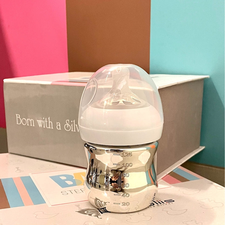 999 Pure Silver Baby Feeding Bottle