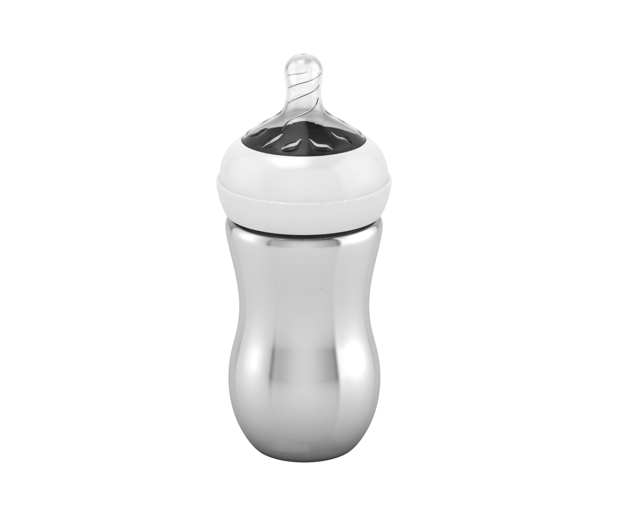 999 Pure Silver Baby Feeding Bottle