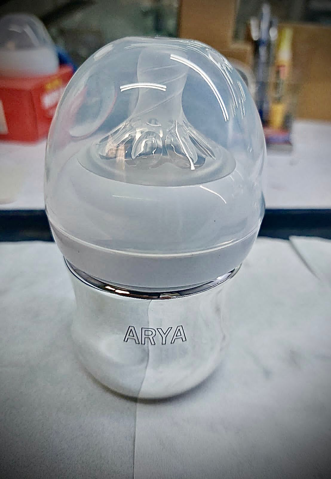 999 Pure Silver Baby Feeding Bottle