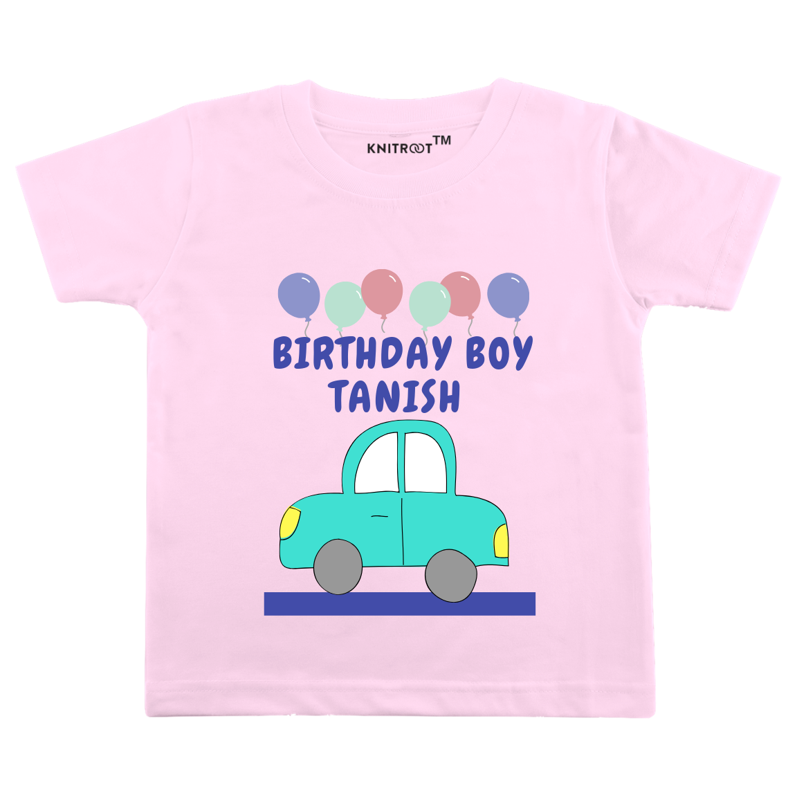 Car Baby First Birthday Tee