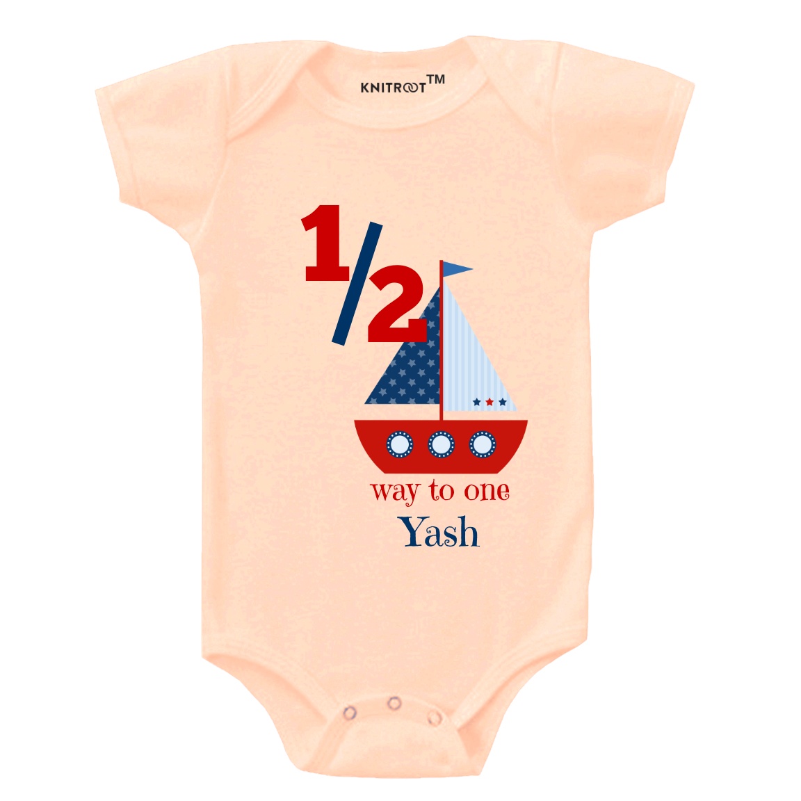 Ship Half Birthday Onesie