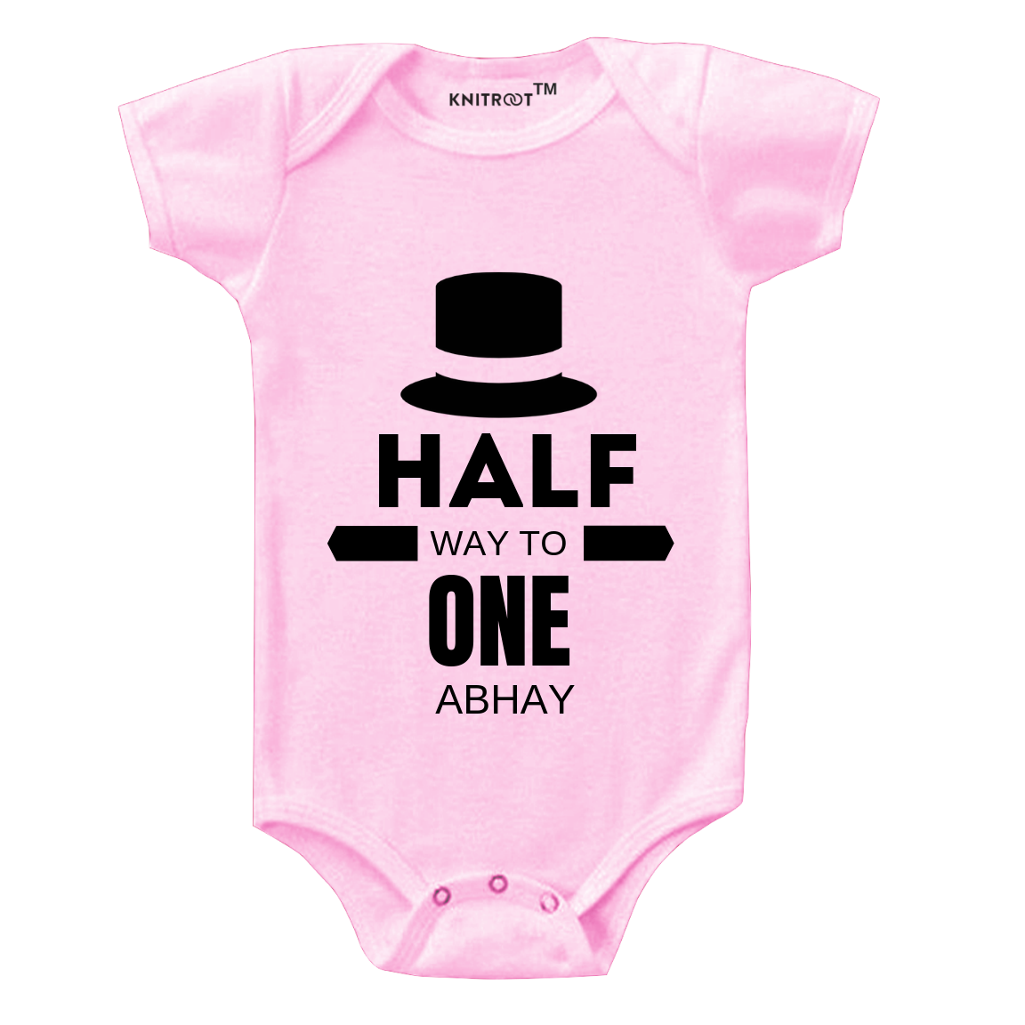 Hat Half Birthday Onesie