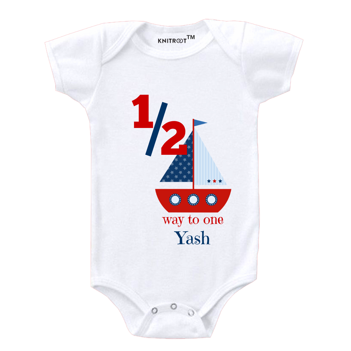 Ship Half Birthday Onesie