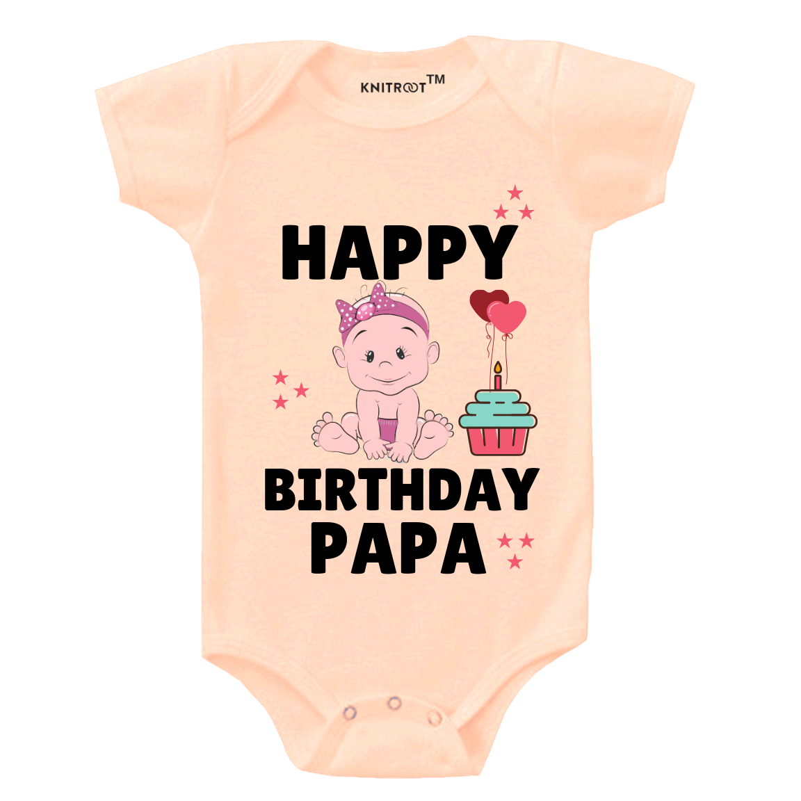 Happy Birthday Papa (2) Onesie