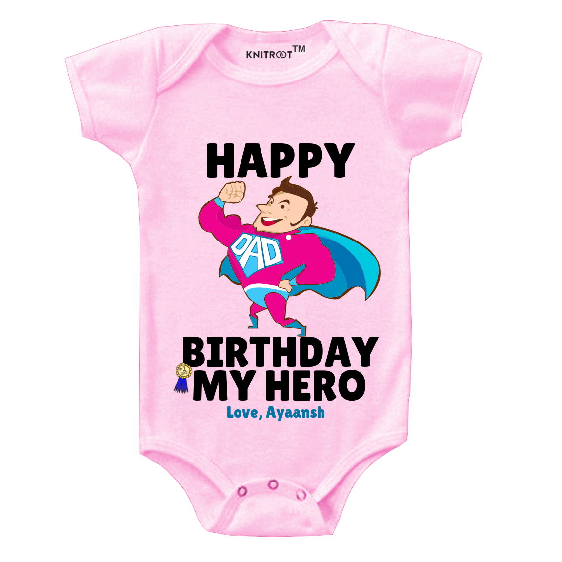 Happy Birthday My Hero Onesie