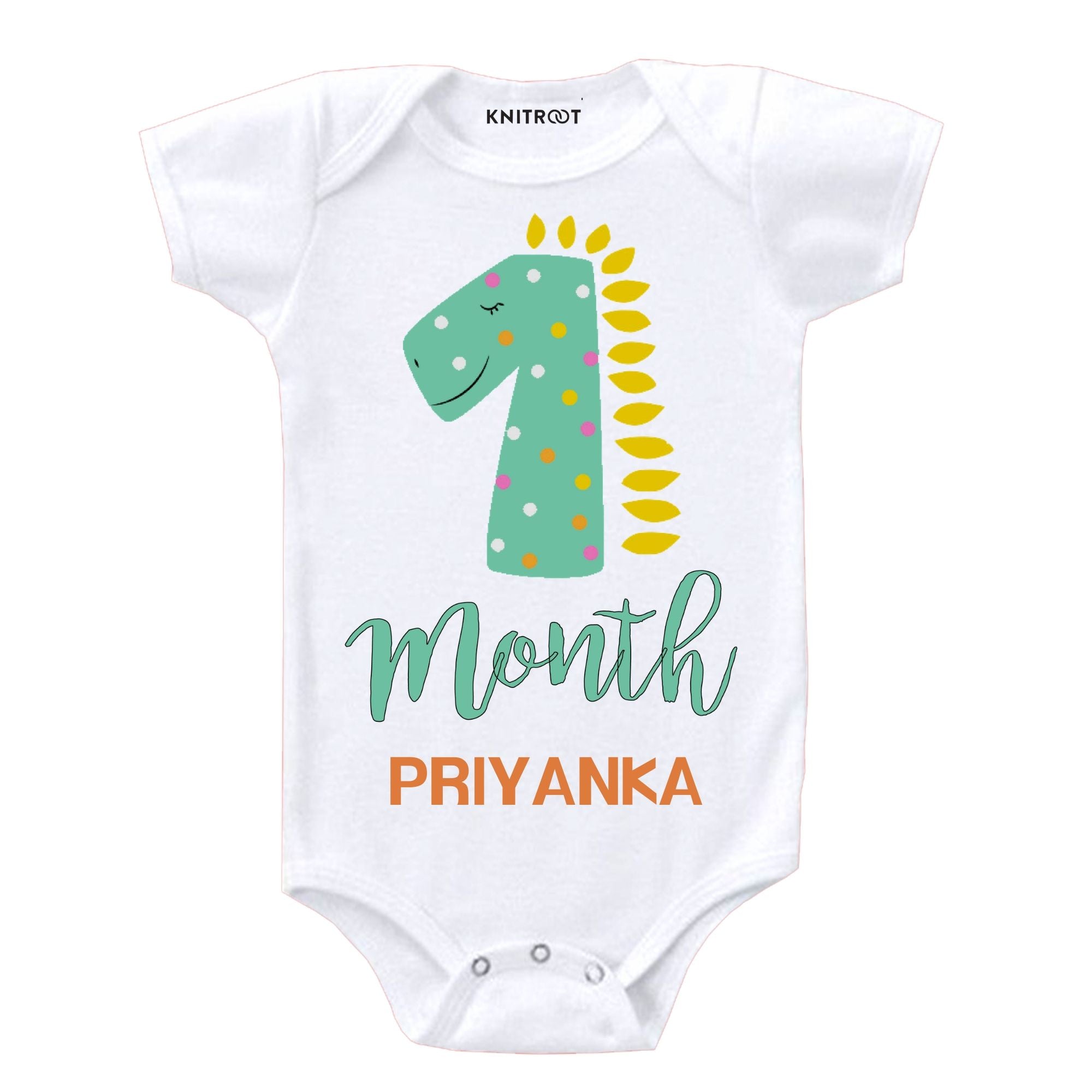 One Month Onesie