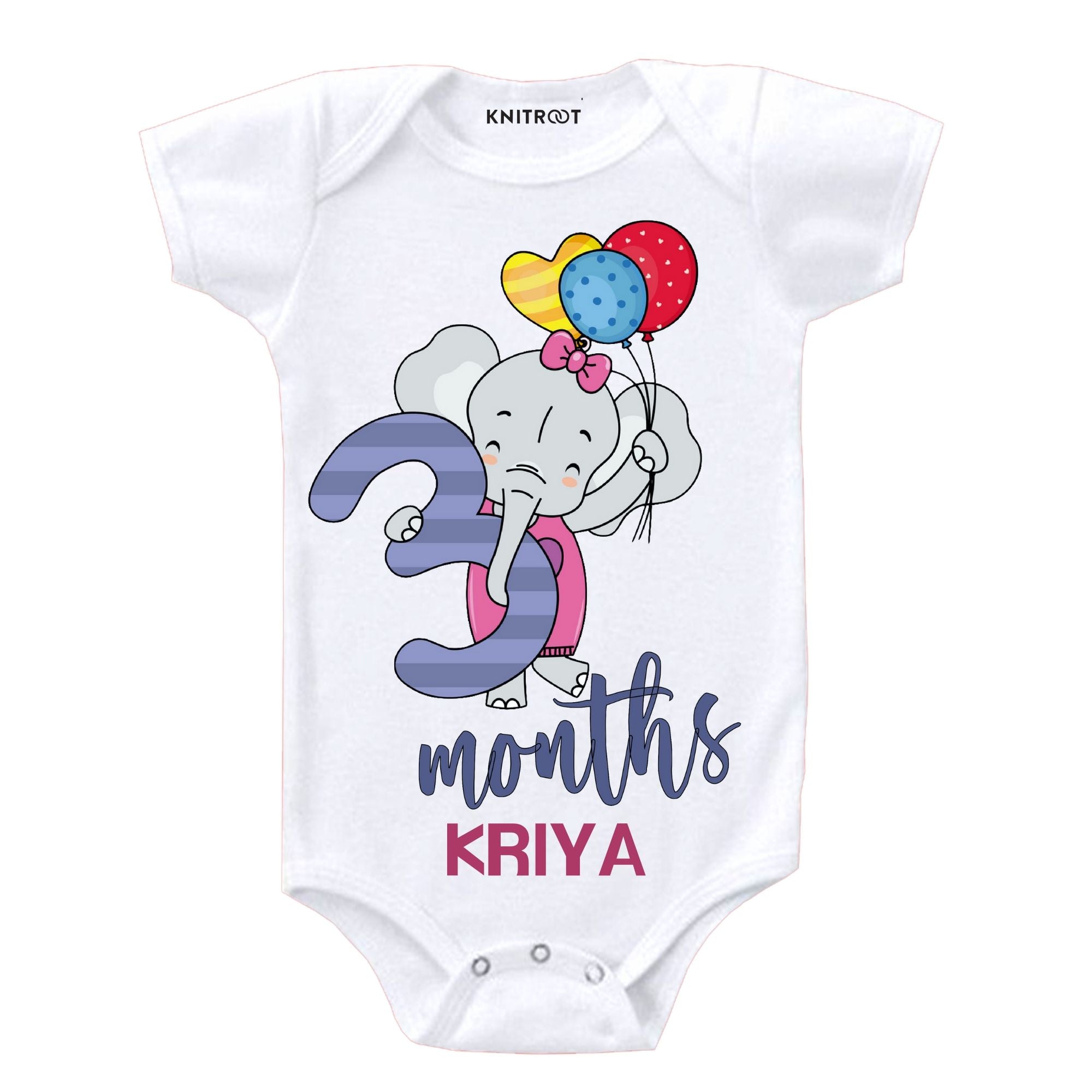 Three Months Onesie