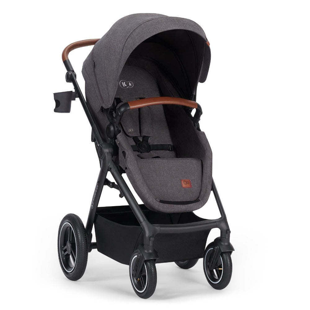 Kinderkraft B-Tour 3In1 Travel System with Car Seat included - Dark Grey-Stroller-Kinderkraft-Toycra