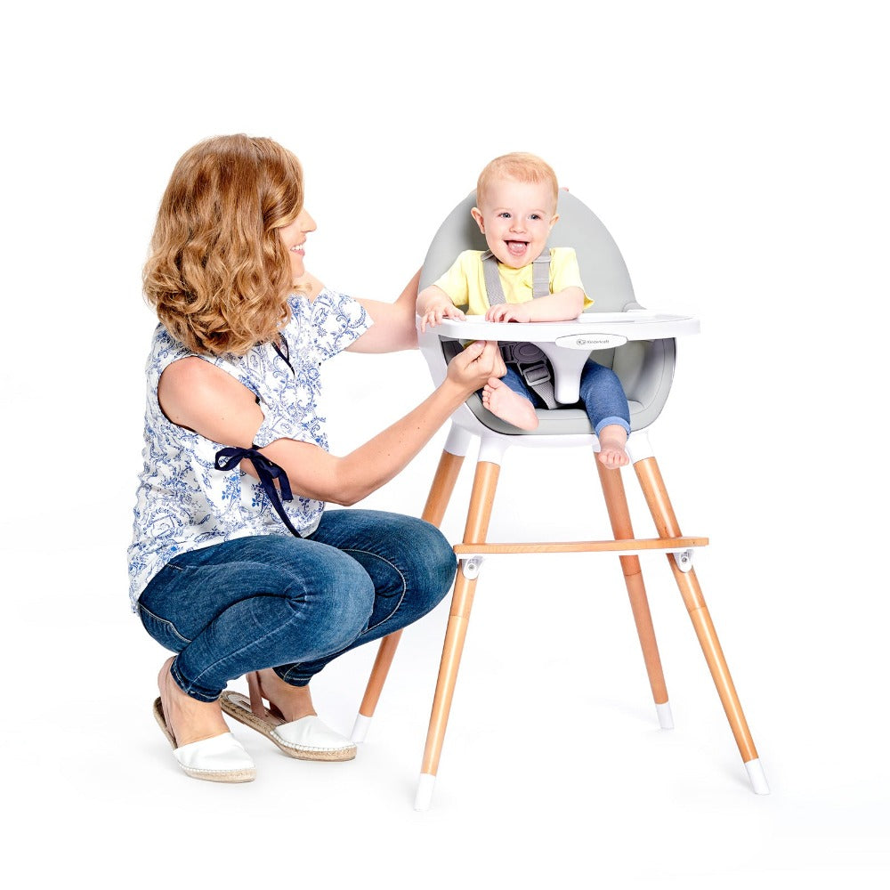 Kinderkraft Fini 2 in 1 Highchair-High Chairs-Kinderkraft-Toycra