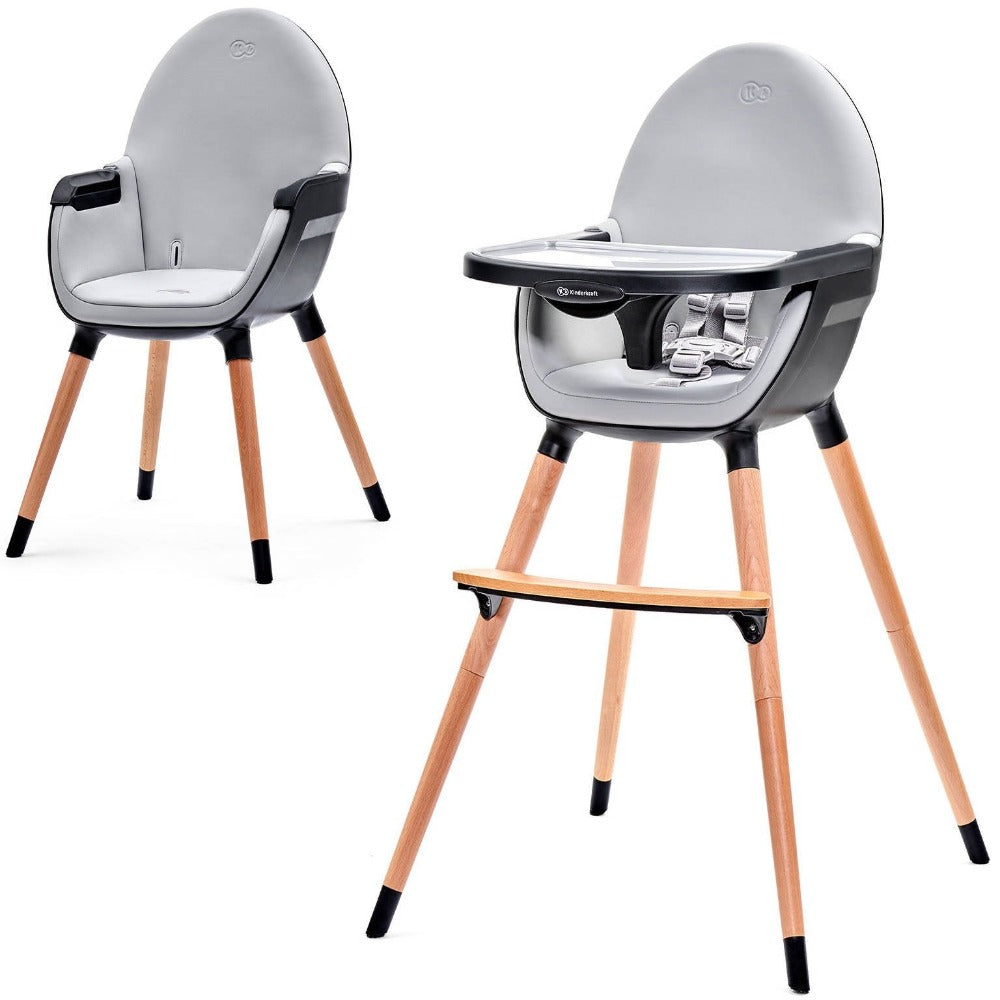 Kinderkraft Fini 2 in 1 Highchair-High Chairs-Kinderkraft-Toycra