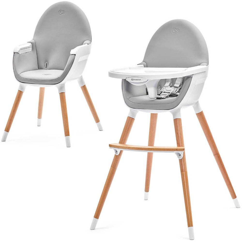 Kinderkraft Fini 2 in 1 Highchair-High Chairs-Kinderkraft-Toycra