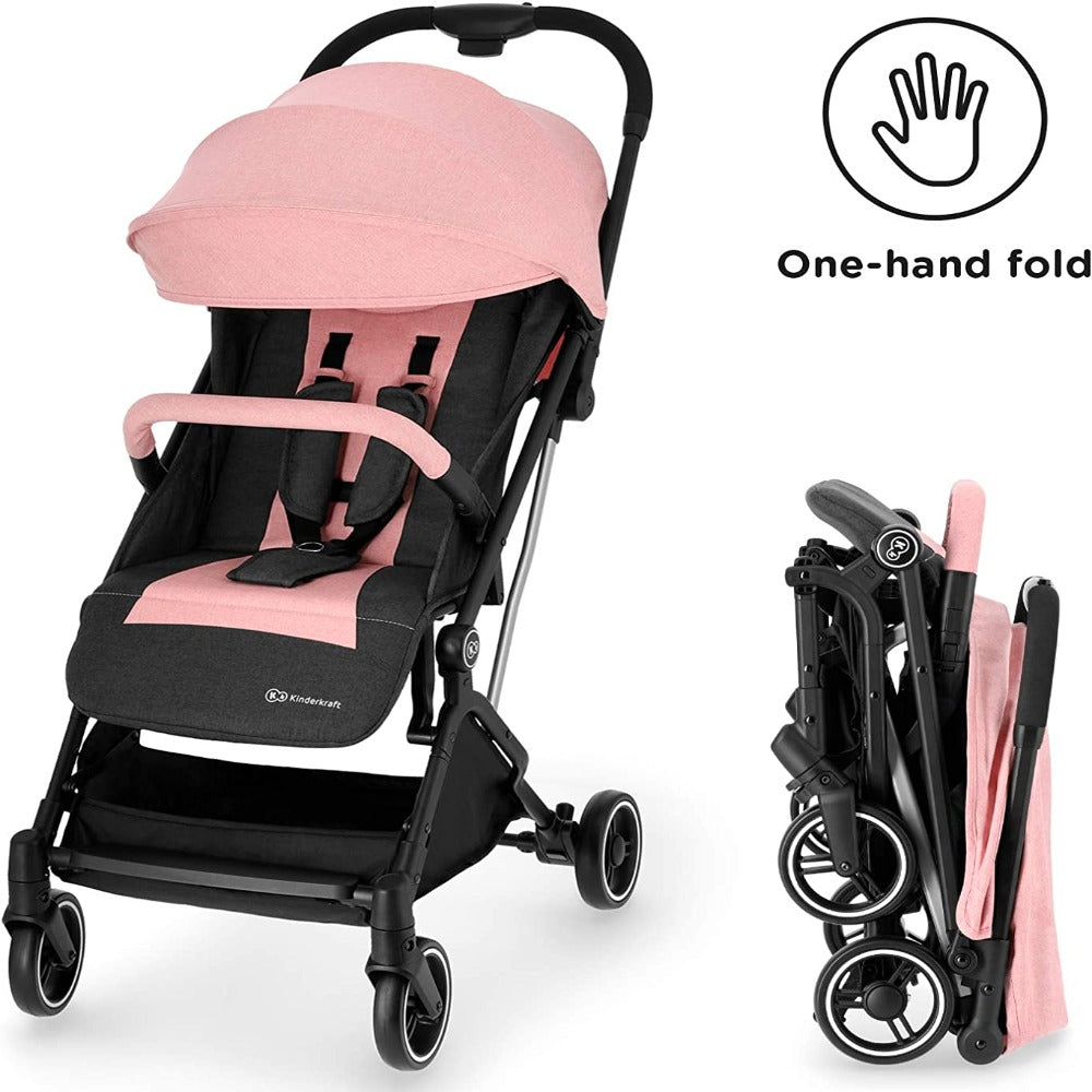 Kinderkraft Indy Pushchair/Stroller - Pink-Stroller-Kinderkraft-Toycra