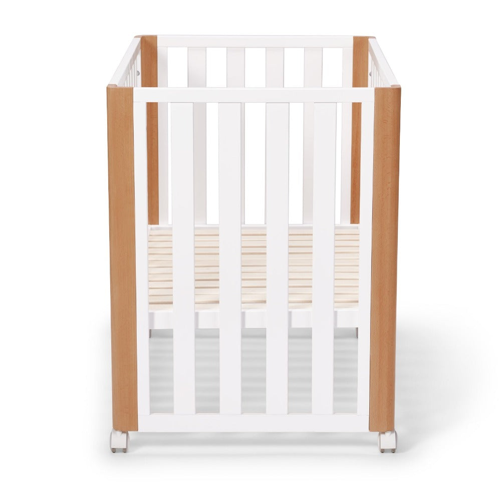 Kinderkraft Koya Wooden 4in1 Cot With Playpen Function + Mattress White-Cribs & Cots-Kinderkraft-Toycra