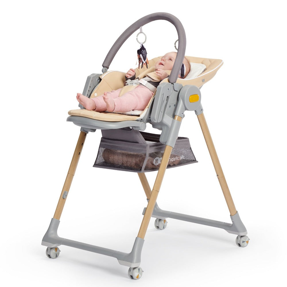 Kinderkraft Lastree 2in1 High Chair / Bouncer-High Chairs-Kinderkraft-Toycra