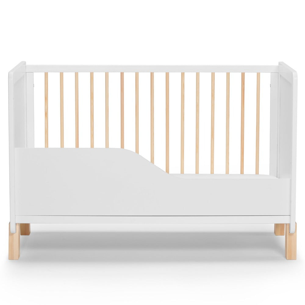 Kinderkraft Nico Wooden Cot White-Cribs & Cots-Kinderkraft-Toycra