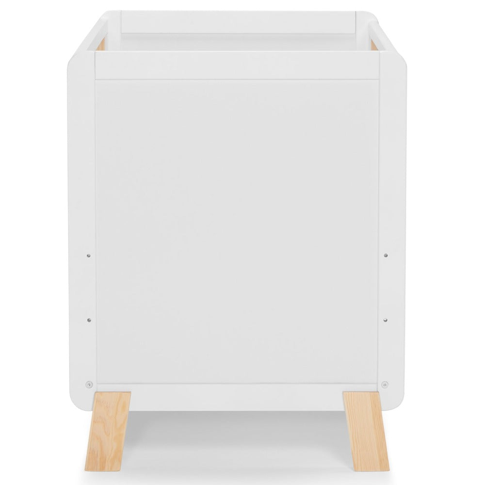 Kinderkraft Nico Wooden Cot White-Cribs & Cots-Kinderkraft-Toycra