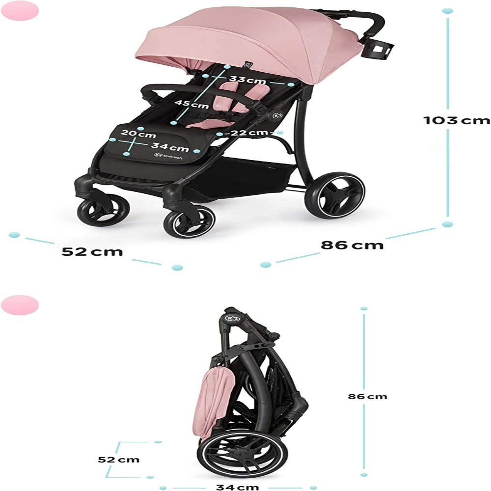 Kinderkraft Trig Pushchair/Stroller-Stroller-Kinderkraft-Toycra