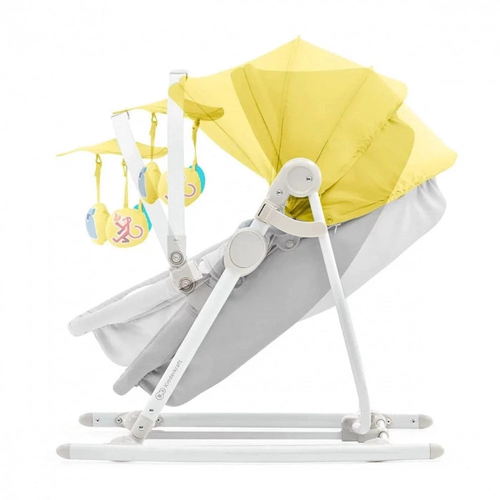 Kinderkraft Unimo Up 5In1 Cot / Cradle / Bouncer / Rocker / Chair-Cribs & Cots-Kinderkraft-Toycra