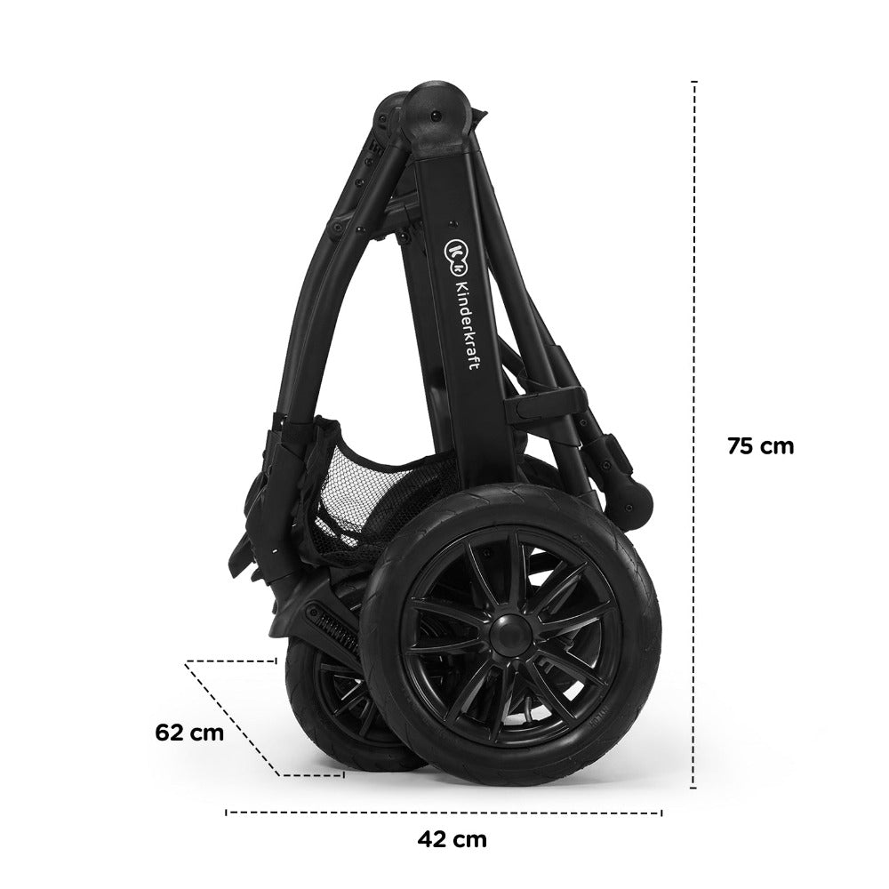 Kinderkraft Xmoov 3In1 Travel System with Car Seat included-Stroller-Kinderkraft-Toycra