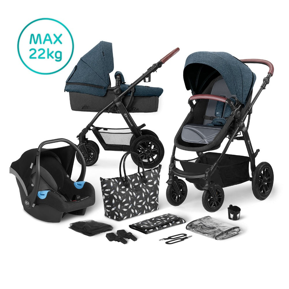 Kinderkraft Xmoov 3In1 Travel System with Car Seat included-Stroller-Kinderkraft-Toycra