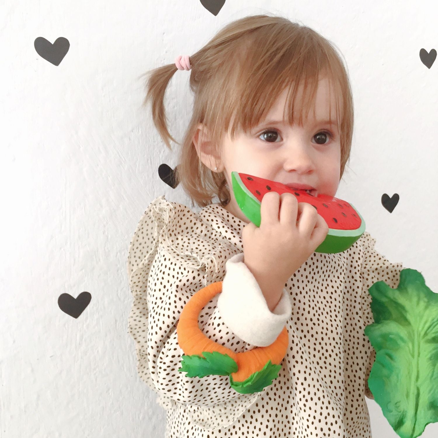 Oli & Carol Cathy The Carrot Natural Rubber Teether