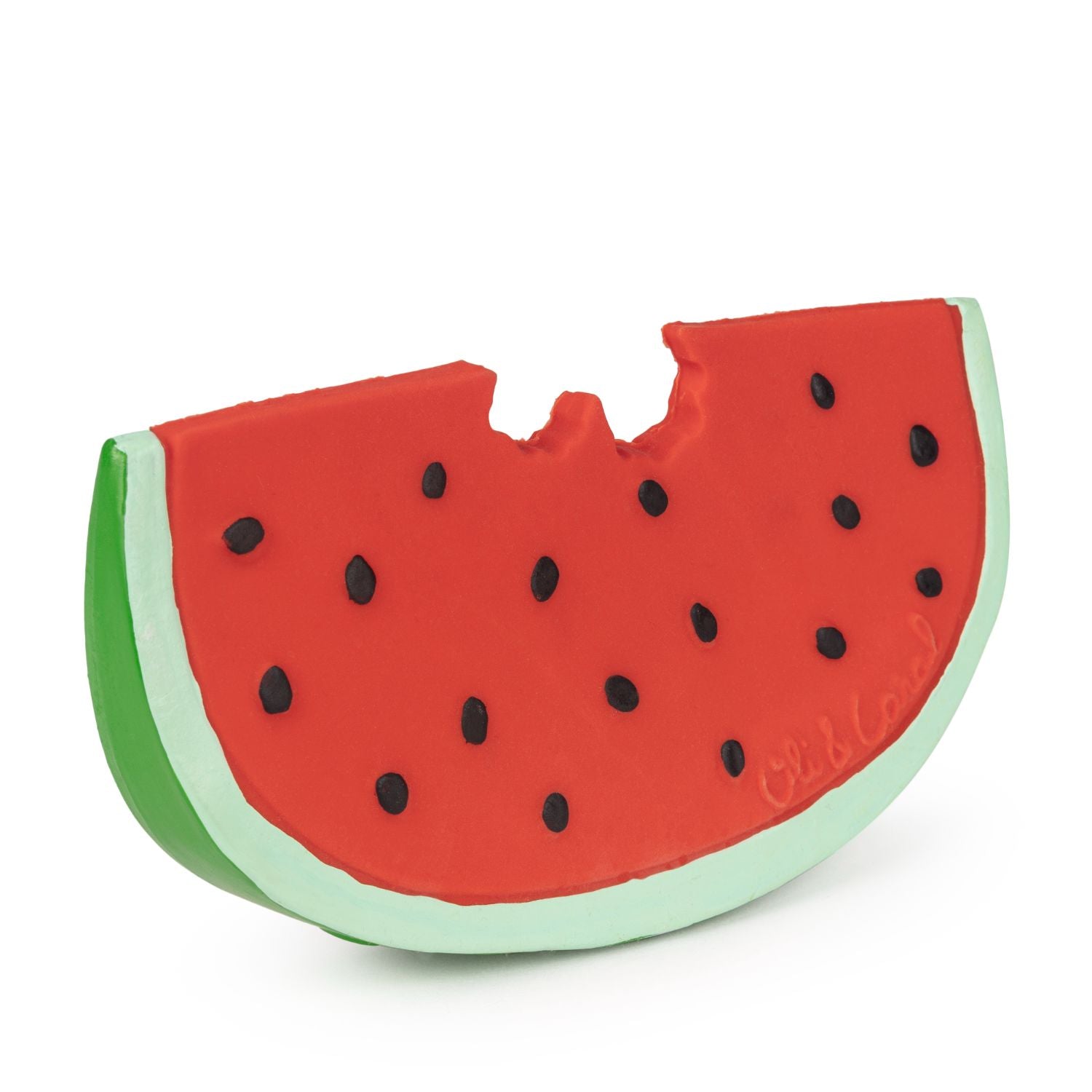 Oli & Carol Wally The Watermelon Natural Rubber Teether
