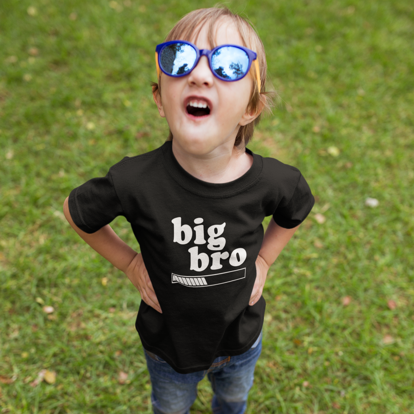 Big Bro Loading Black Tshirt