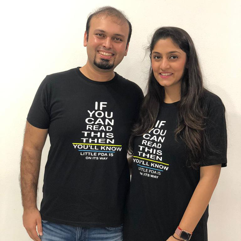 Baby On The Way Pregnancy Announcement Black Tshirt Combo (Reading)