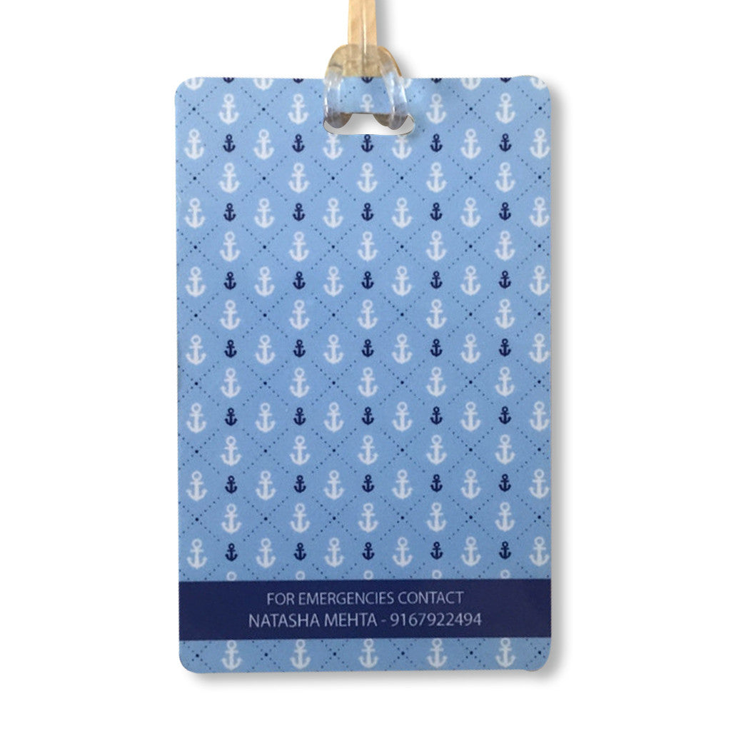 Luggage Tags - Nautical, Set of 2