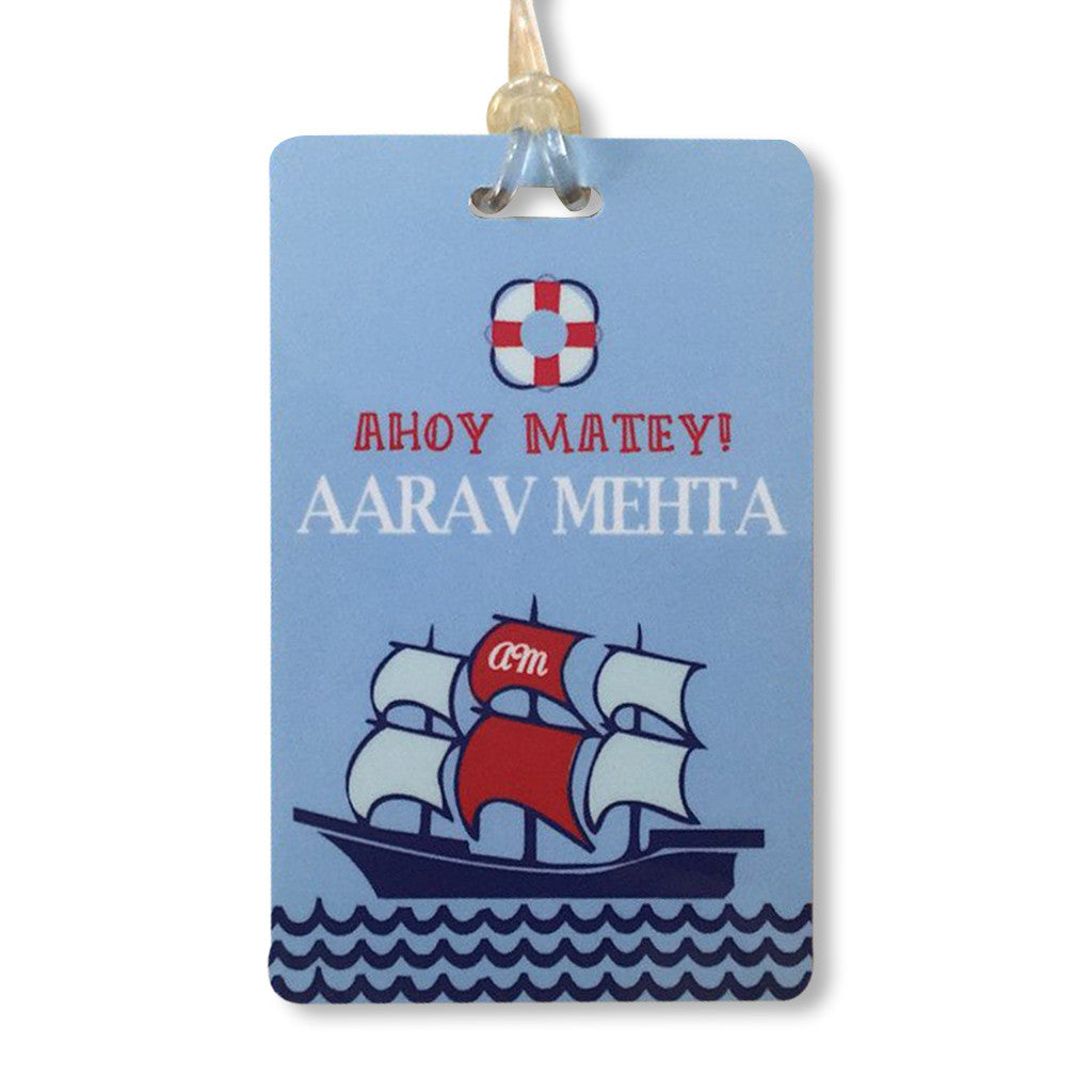 Luggage Tags - Nautical, Set of 2