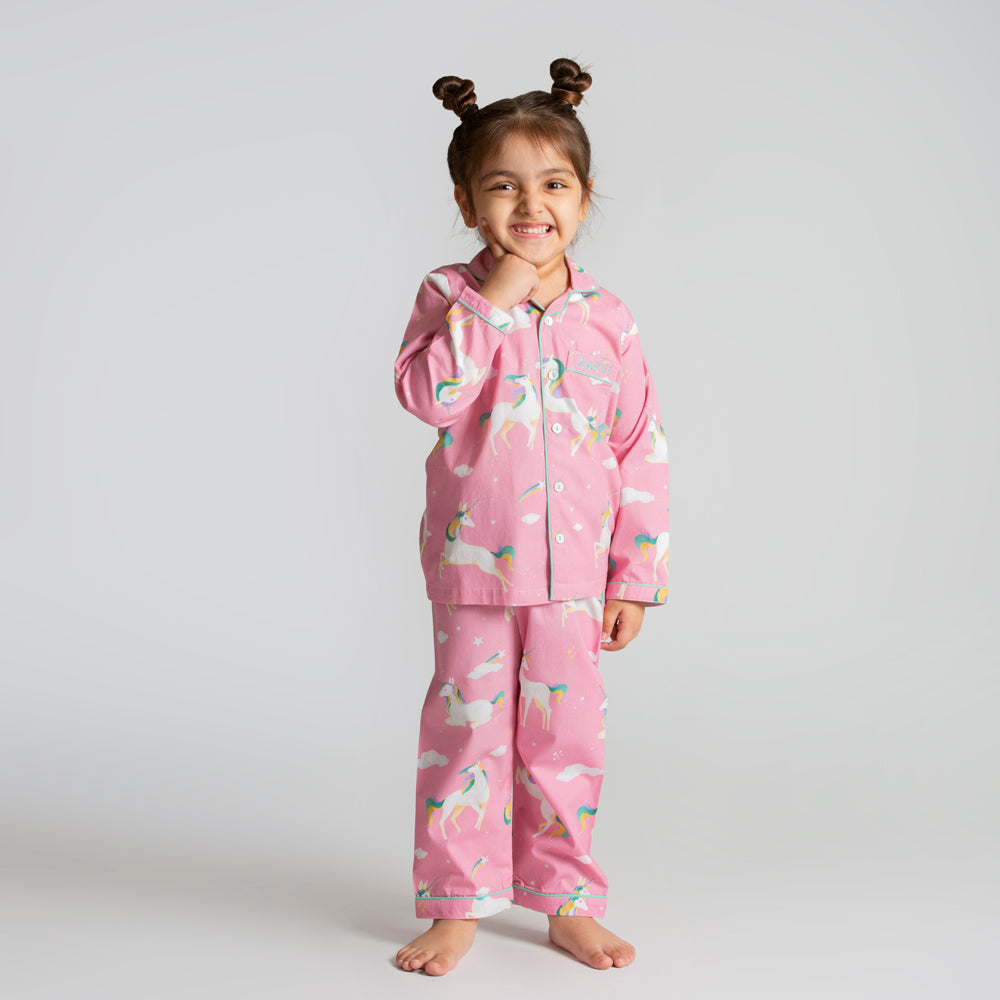 Unicorns Organic Pajama Set