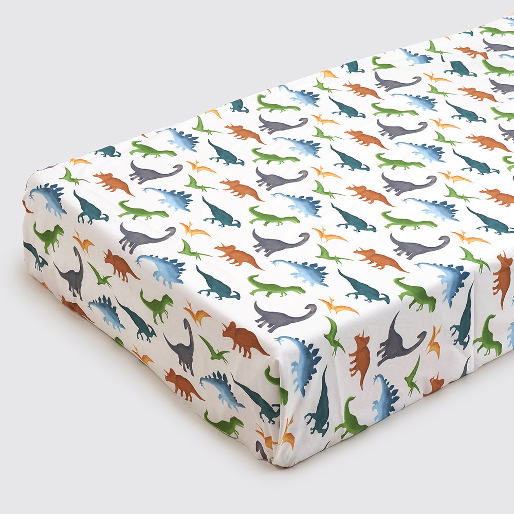 Organic Dinosaurs Crib Sheet