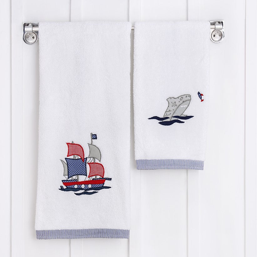 Kids Hand/Bath Towel - Nautical