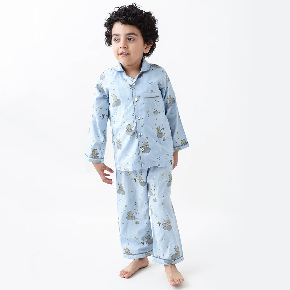 Starry Night Pyjama Set - Powder Blue