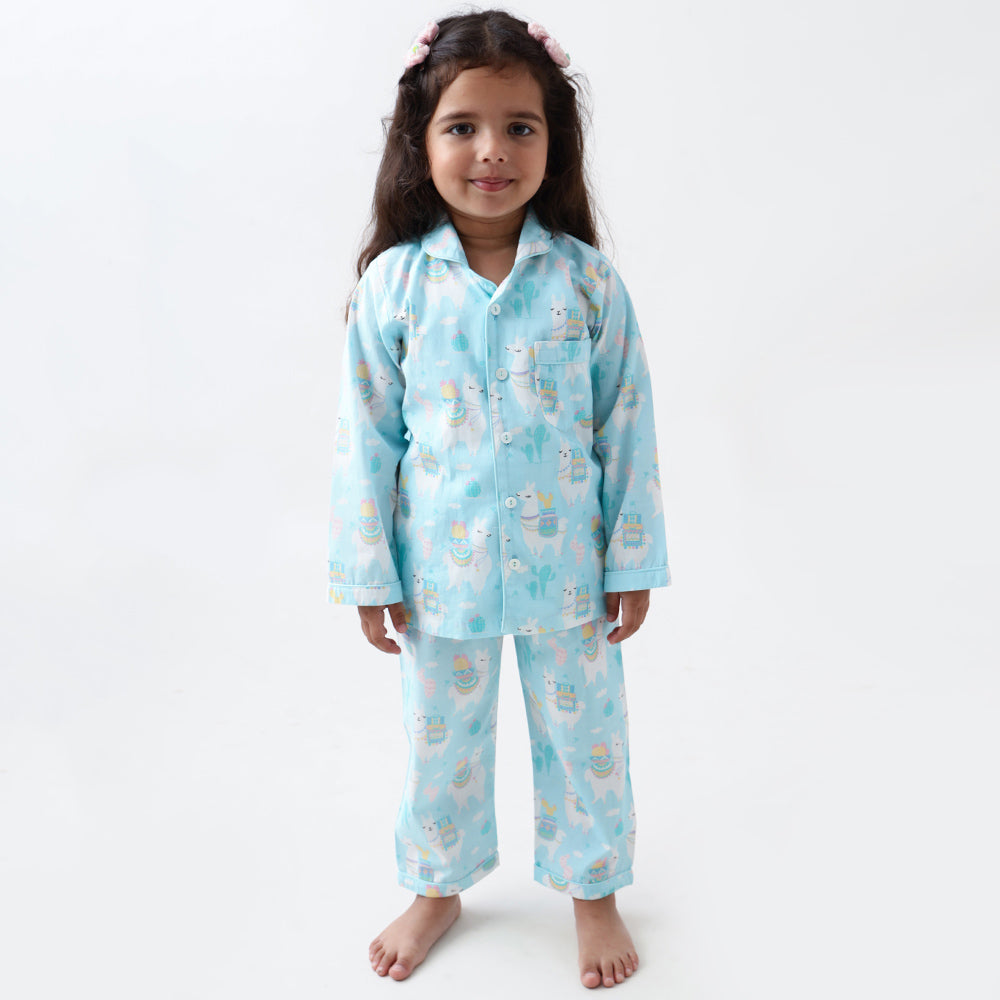 Organic Llama Love Pyjama Set