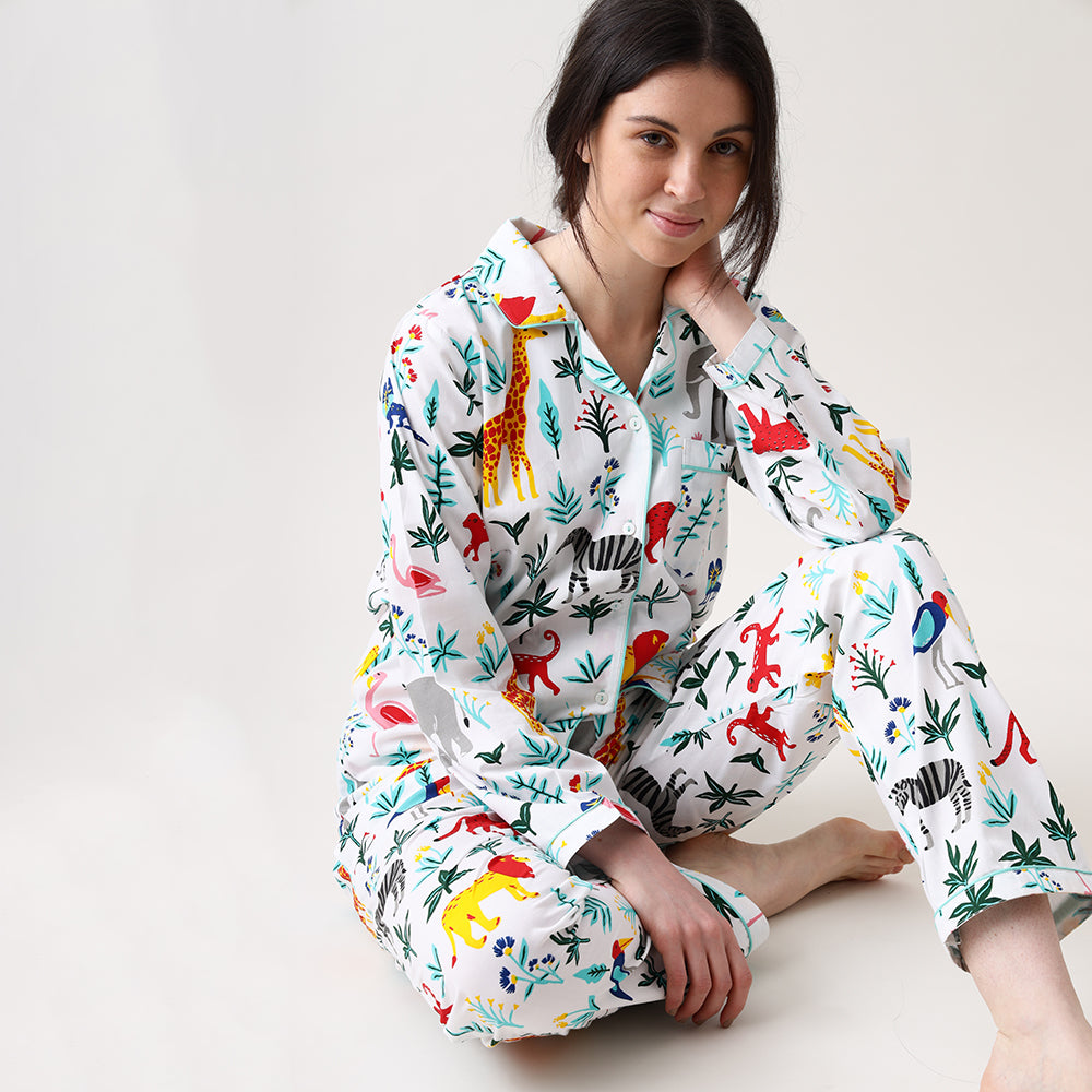 Organic Serengeti Pyjama Set for Women