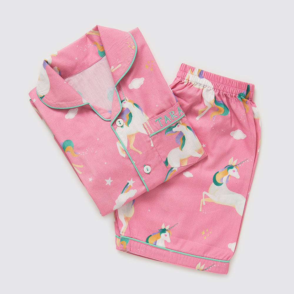 Unicorns Organic Shorts Set