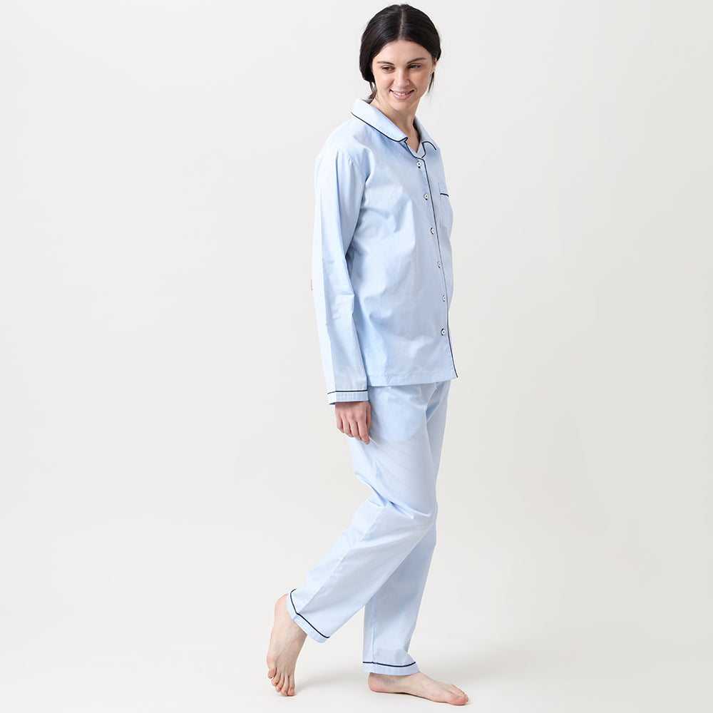 Sky Blue Pajama Set for Women