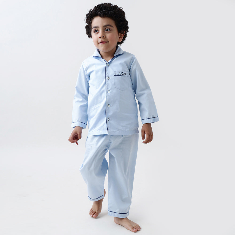 Sky Blue Pajama Set