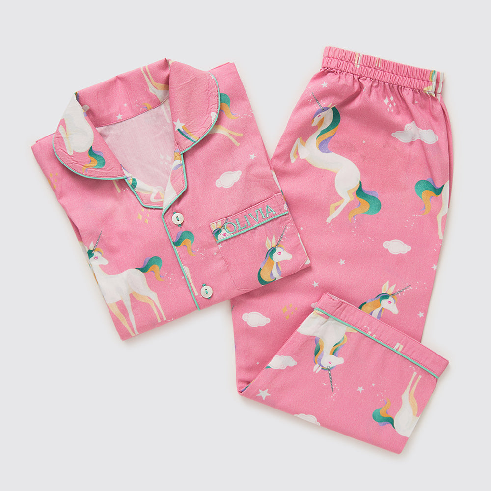 Unicorns Organic Pajama Set