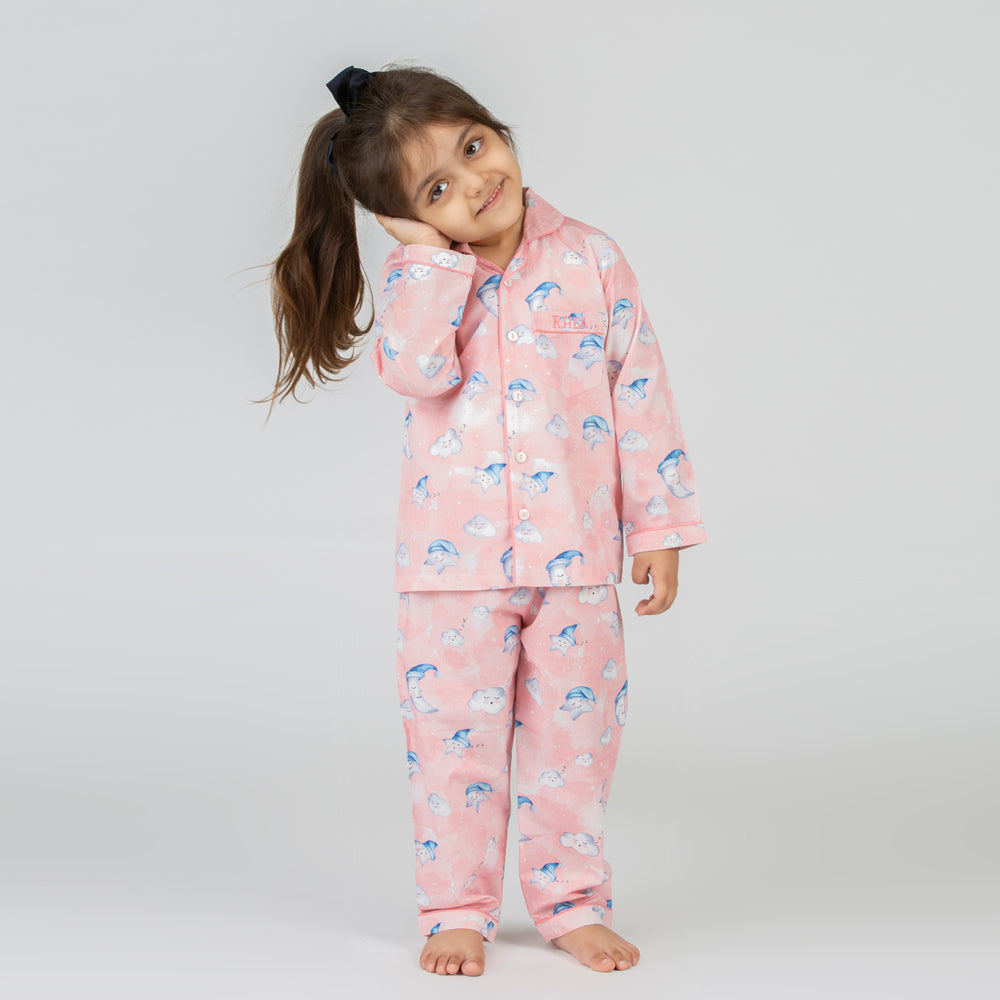 Celestial Pink Organic Pajama Set