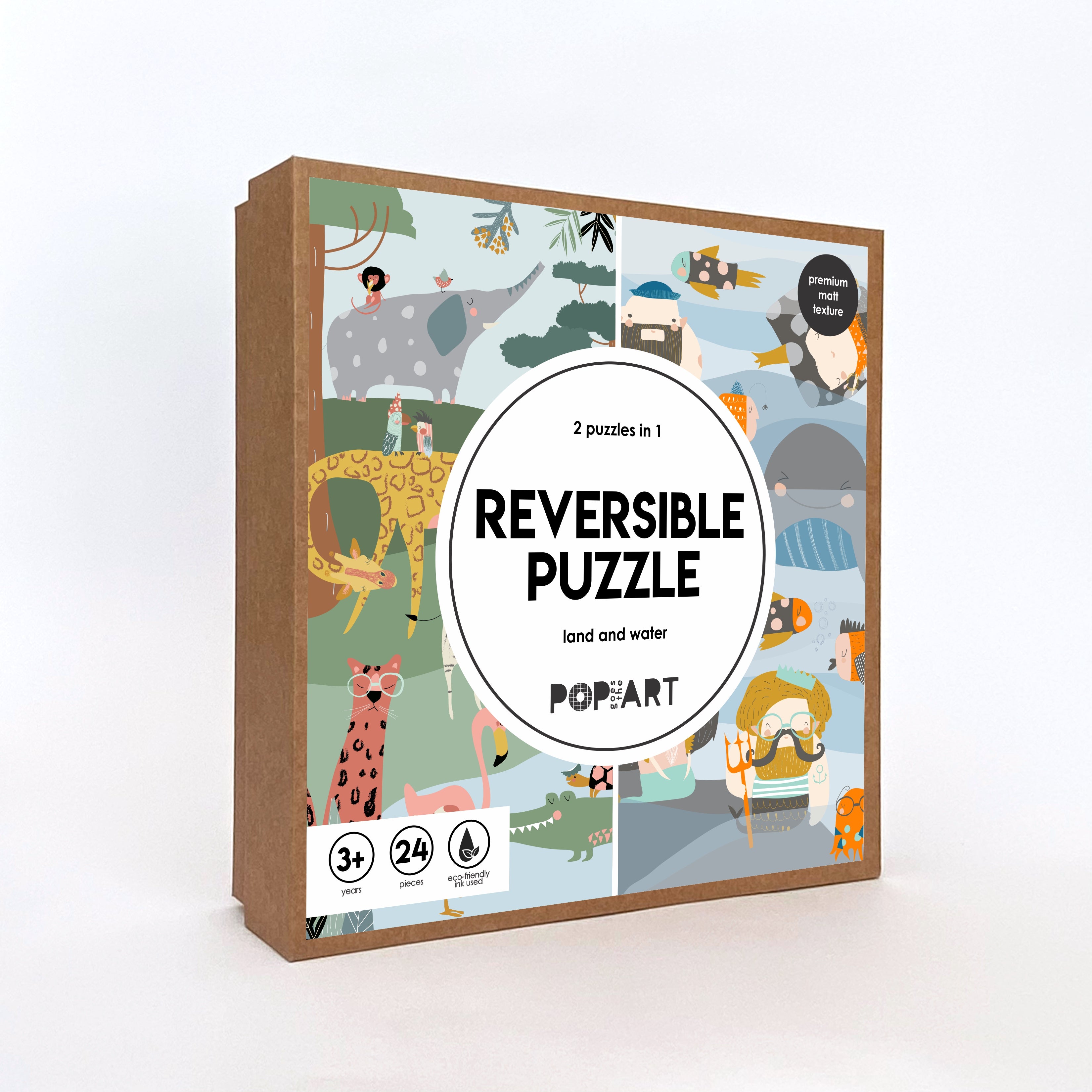 Reversible Puzzle | Land and Water