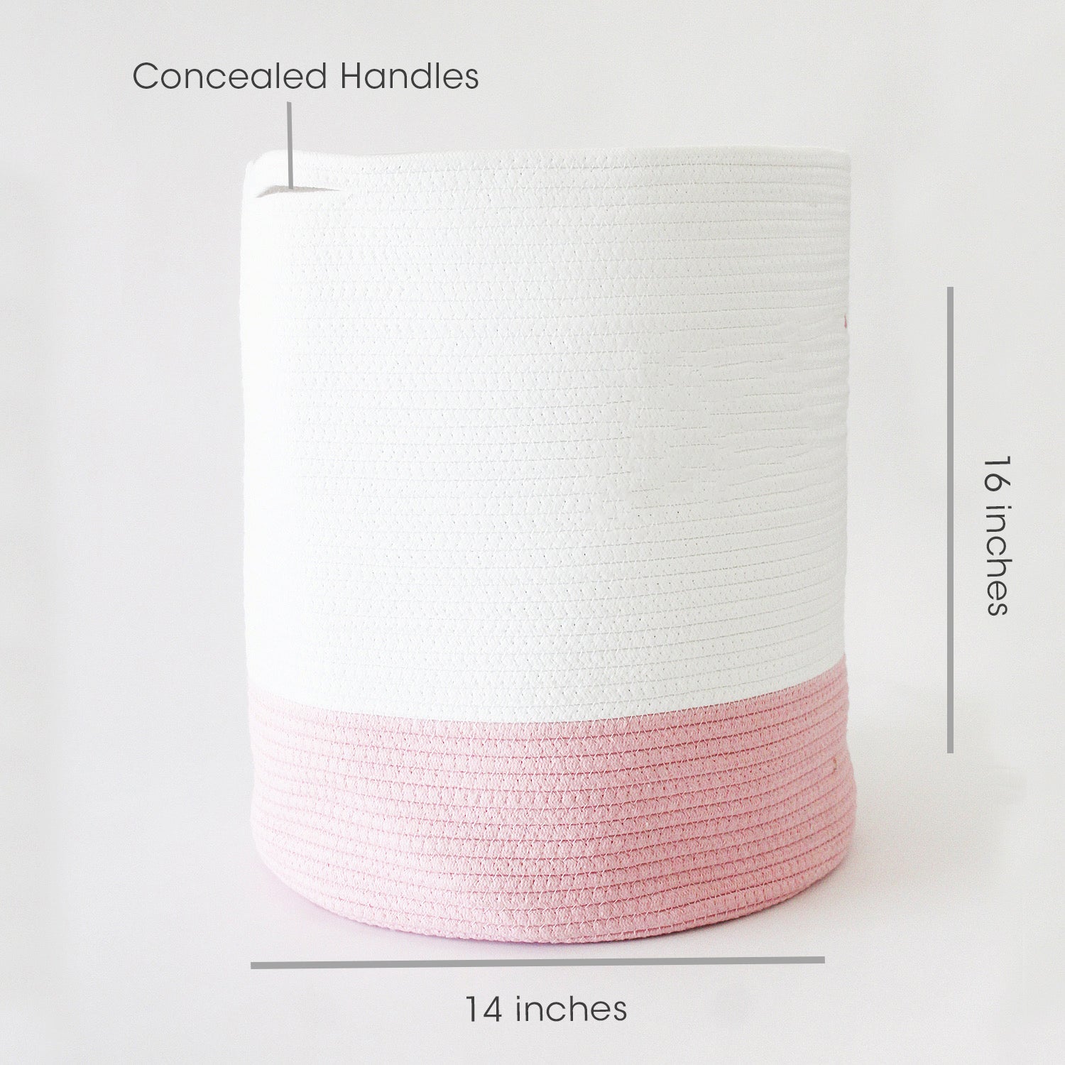 Personalized Storage Basket - Large - Little Girl Theme - Pink