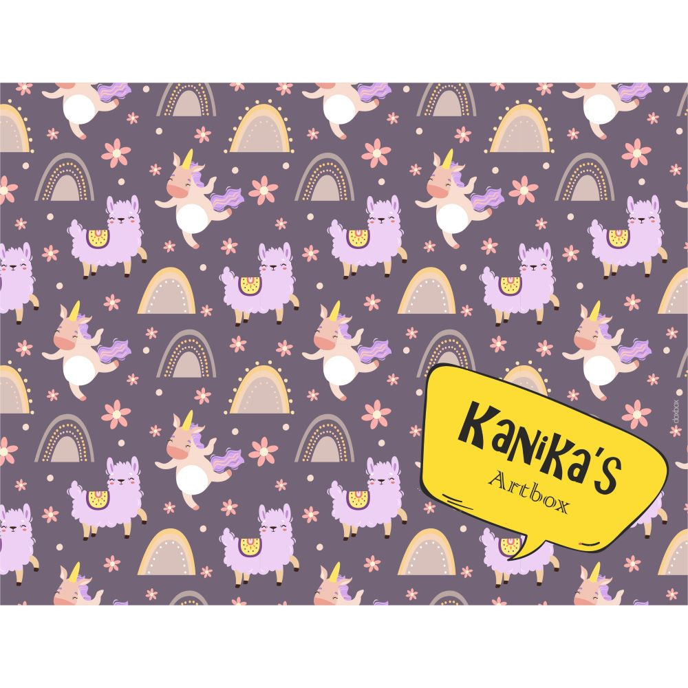 Personalised Artbox - Llama & Friends