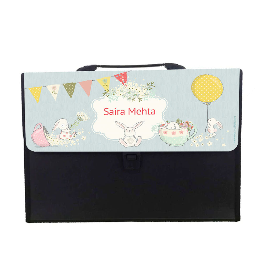 Personalised Expandable Folders - Bunny